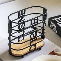 Estante de almacenamiento de palillos duradero, soporte para brochas de maquillaje para el hogar, ahorro de espacio, escurridor de palillos portátil y resistente, cesta para sala de estar - details 4