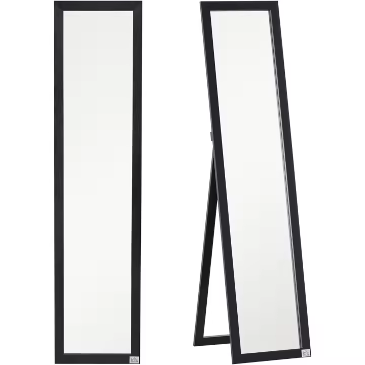 Espejo de Pie Completo Espejo de Pared Rectangular Moderno para Pasillo, Dormitorio, Sala de Estar - 1