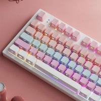 Babysbreath Side Print Shine Through Keycap Profile Double Shot PBT Keycaps 130 Key for Cherry MX Switches Gamer Keyboard - details 1