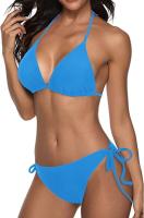 Traje de baño de vacaciones casual de bikini de tres puntos dividido para mujer profesional - details 29