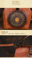 Mochila Vintage de cuero para mujer, bolso femenino con relieve, antirrobo, novedad de 2024 - details 10