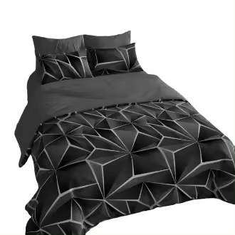 Juego de cama nórdico de moda, 2/3 piezas sin núcleo, 1 funda nórdica + 1/2 funda de almohada - 1