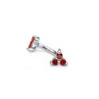Anillo de acero quirúrgico para mujer, piercing para el cartílago, barra para el labio, tragus helix, joyería para el cuerpo, 16g, 1 unidad - details 26