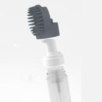 Cepillo de baño de silicona para perros, mango de agarre cómodo, dispensador de champú incorporado, cepillo de masaje para ducha de mascotas, cepillo de limpieza suave para perros - details 9
