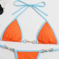 Nuevo traje de baño 2025: traje de baño bikini sexy de color sólido para mujer - details 10