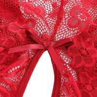 Lencería transparente Call of the night sin entrepierna para mujer, conjunto de encaje con escote en V profundo, sujetadores sexys, mono, disfraces eróticos, conjunto de ropa interior - details 19