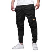Pantalones cargo de otoño para hombre, pantalones informales con múltiples bolsillos para hombre - details 2