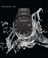 Premium lujo 2018 cuarzo creativo Vogue rojo y negro banda de acero inoxidable hombres de negocios relojes de primeras marcas De Luxo impermeable Dropshipping - details 4