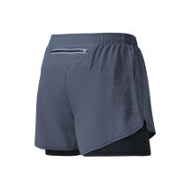 Shorts Deportivos para Hombre 2 en 1 de Secado Rápido para Entrenamiento de Gimnasio, Fitness, Running, Pantalones Cortos de Verano con Bolsillos Exteriores - details 3
