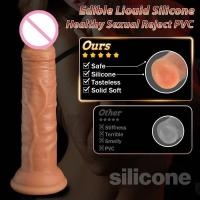 Empaque privado, consolador realista Sexy, pene de silicona suave con ventosa, tapón Anal vaginal para adultos, Juguetes sexuales para masturbadores femeninos - details 3