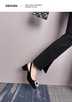 Zapatos de Mujer de Moda Sandalias Platas de Alta Gama con Tacón de Diamantes de Imitación - details 15