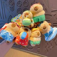 Llavero de capibara de peluche suave de dibujos animados, estilo isla, colgante para bolso, muñecos de capibara, adornos colgantes, lindo llavero para coche, regalos - details 7