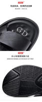 Nuevos zapatos casuales de playa para hombres de piel de vaca de primera capa zapatillas de cuero de mediana edad y ancianos sandalias de papá con punta abierta - details 8