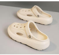Zuecos de verano para mujer, versátiles, con suela gruesa y suave, estilo bosque, que aumentan la altura. - details 10