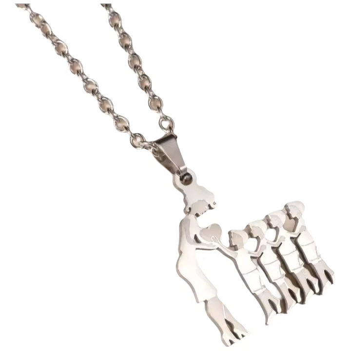 Nuevo Collar de Maple Inoxidable con Colgante Ideal para Madre y Hija, Perfecto para el Día de la Madre y Maestra - 1