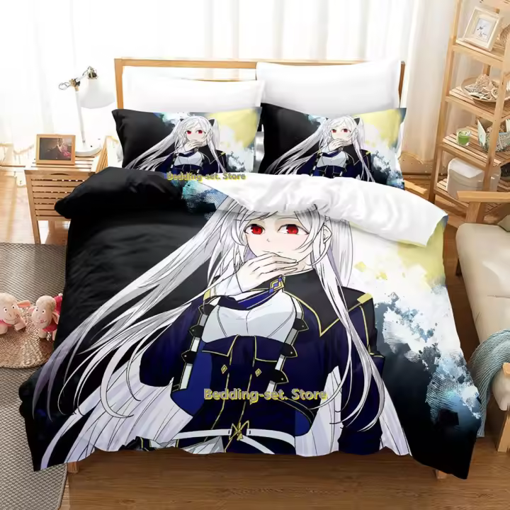 Conjunto de Ropa de Cama de Dibujos Animados Kawaii 3D Dulce Sueño con Cid Kagenou - 1