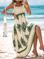 Vestido Largo de Verano de Rayas Moda de Playa para Mujeres Nuevo en 2025 - details 14