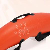 1 par de manijas multifuncionales con forma de cuerno para Fitness, levantamiento de pesas, construcción muscular, manijas de agarre para entrenamiento físico, naranja/negro - details 5