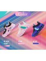 Zapatillas de deporte para niños, zapatos deportivos antideslizantes para niñas, zapatos de cuero impermeables para niños, zapatillas de tenis informales ligeras y bonitas de color rosa para correr - details 3