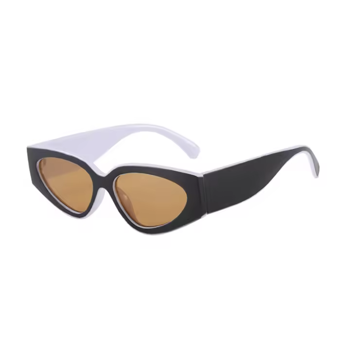 Nuevas gafas de sol decorativas punk hip-hop, gafas de sol de moda resistentes a los rayos UV y protectoras contra el sol y gafas de moda con bloques de colores - 1