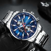 Reloj de Negocios Impermeable de Cuarzo CURREN 8351 Correa de Acero Inoxidable - details 13