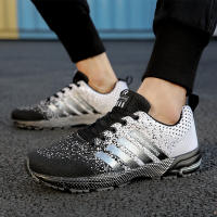 Zapatillas de correr antideslizantes para hombre, zapatos informales transpirables, ultraligeros, a la moda, de malla, para entrenamiento - details 4