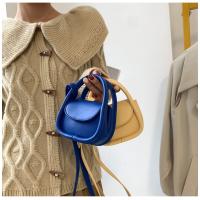 Diseñador de Moda Mini Bolso Negro Marrón Bolso de Hombro de Cuero con Tapones - details 16