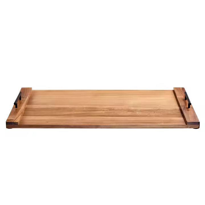 SucceBuy Cubierta de estufa de madera para fideos, cubierta superior de estufa multiusos para quemadores de gas y eléctricos, tabla de cortar de madera de acacia con asas, cubierta de estufa para vehículos recreativos o cubierta de fregadero de cocina - 1