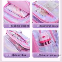 Mochila escolar para niños, resistente al agua, duradera, gran capacidad, arcoíris, mariposa, primaria - details 6