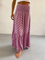 Faldas de moda para mujer, novedad de verano, primavera, informal, combina con todo, holgada, con cintura elástica, estampado ral, falda bohemia de estilo etnico - details 11