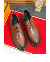 Zapatos de cuero casuales transpirables Vestido de negocios británico versátil - details 3
