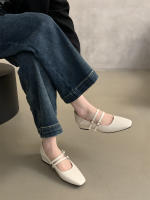 Zapatos Mary Jane de tacón en bloque para desplazamientos suaves estilo hada francesa - details 3
