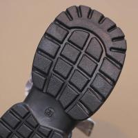 Zapatos de cuero de princesa con volantes para niñas, zapatos de vestir plisados con lazo, para fiesta de boda, suela gruesa, Chic, otoño, 2024 - details 16