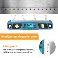 Inclinómetro Digital de nivel de espíritu, regla de escala Horizontal, transportador electrónico de pantalla LED, herramientas de medición de Base magnética - details 26