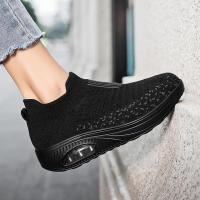 Zapatillas de Mujer con Cojín de Aire Gris Zapatos de Correr Ligeros de Malla Transpirable Antideslizantes de Clavos de Textura para Primavera/Verano - details 13