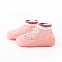 Calcetines de malla antideslizantes para niños pequeños, zapatos transpirables de fondo suave para interiores, primavera y verano - details 3