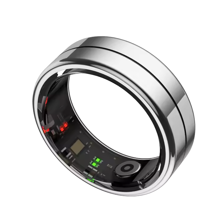 Anillo inteligente SANLEPUS para seguimiento de fitness y salud |   Rastreador de actividad (pasos, calorías, sueño, estrés) |   Aplicación QRing |   Compatible con iPhone/Android/Xiaomi - 1