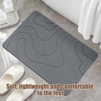 Indoor Diatomite Stone Bath Mat Diatom Mud Soft Mat Water Absorption Quick Drying Diatomite Stone Shower Mat Entryway Rugs - details 9