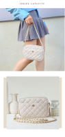Tendencia Femenina 2025 Nuevo Bolso de Hombro y Bandolera con Cadena y Rombo para Uso Diario - details 8