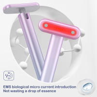 Masajeador de belleza ocular de microcorriente EMS, terapia de luz roja, masaje de cara y cuello, herramienta de cuidado de la piel, varita de belleza antienvejecimiento - details 3