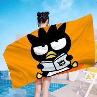 Sanrio Bad Badtz Maru Toalla Algodón Portátil Playa Gimnasio Natación Uso en el hogar - details 8