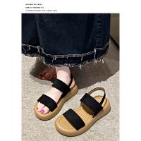 Sandalias de Tacón para Mujer Verano 2025 Estilo Romano con Suela de Torta Punta Redonda - details 12