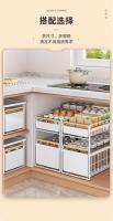 Jiahelper instalación gratuita de gabinete, marco en capas, fregadero extra grueso, estante extraíble, cesta de cocina, cajón, estante de almacenamiento - details 5