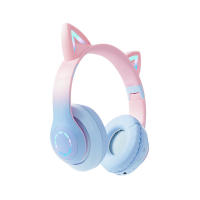 Nuevos Auriculares Inalámbricos Con orejas De Gato, Con emision De Luz LED montadas En La Cabeza - details 2