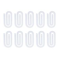 10 Uds. Marcapáginas acrílicos DIY, adornos en blanco para sublimación, Clips de papel acrílicos, marcapáginas transparentes sin terminar - details 2
