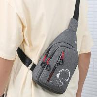 Bolso de pecho Simple Glow para hombre, bolso cruzado de nailon multifuncional de gran capacidad, bolso de hombro impermeable para viaje y ciclismo - details 11