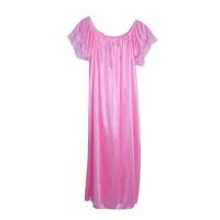 Las mujeres usan vestidos de noche sexys de seda helada Ence lisos, pijamas de mujer, pijamas de talla grande - details 15