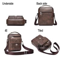 Canguro-Bolso de hombro Vintage para hombre, bandolera de cuero dividido, novedad de 2020 - details 7