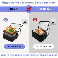Fiambrera portátil 3 en 1, calentador de alimentos, 12V/24V/110V, minihorno Personal portátil - details 4