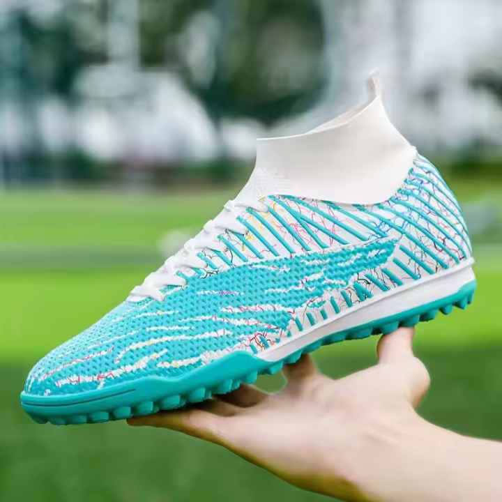 Zapato de fútbol muy vendido con correas altas y tachuelas antideslizantes - 1